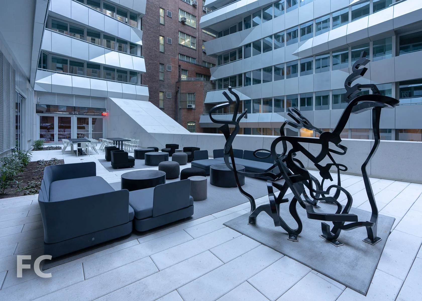 Amenity terrace.