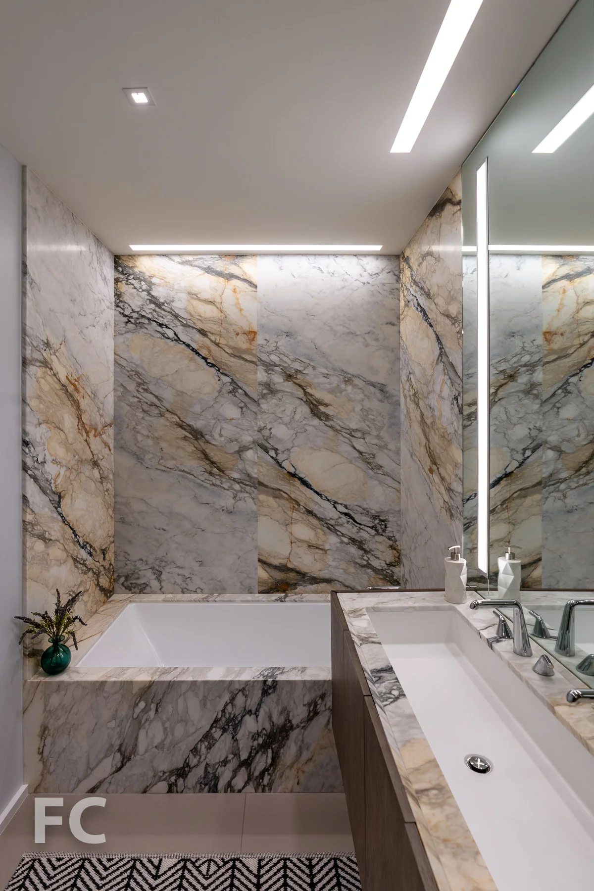 Master bathroom.