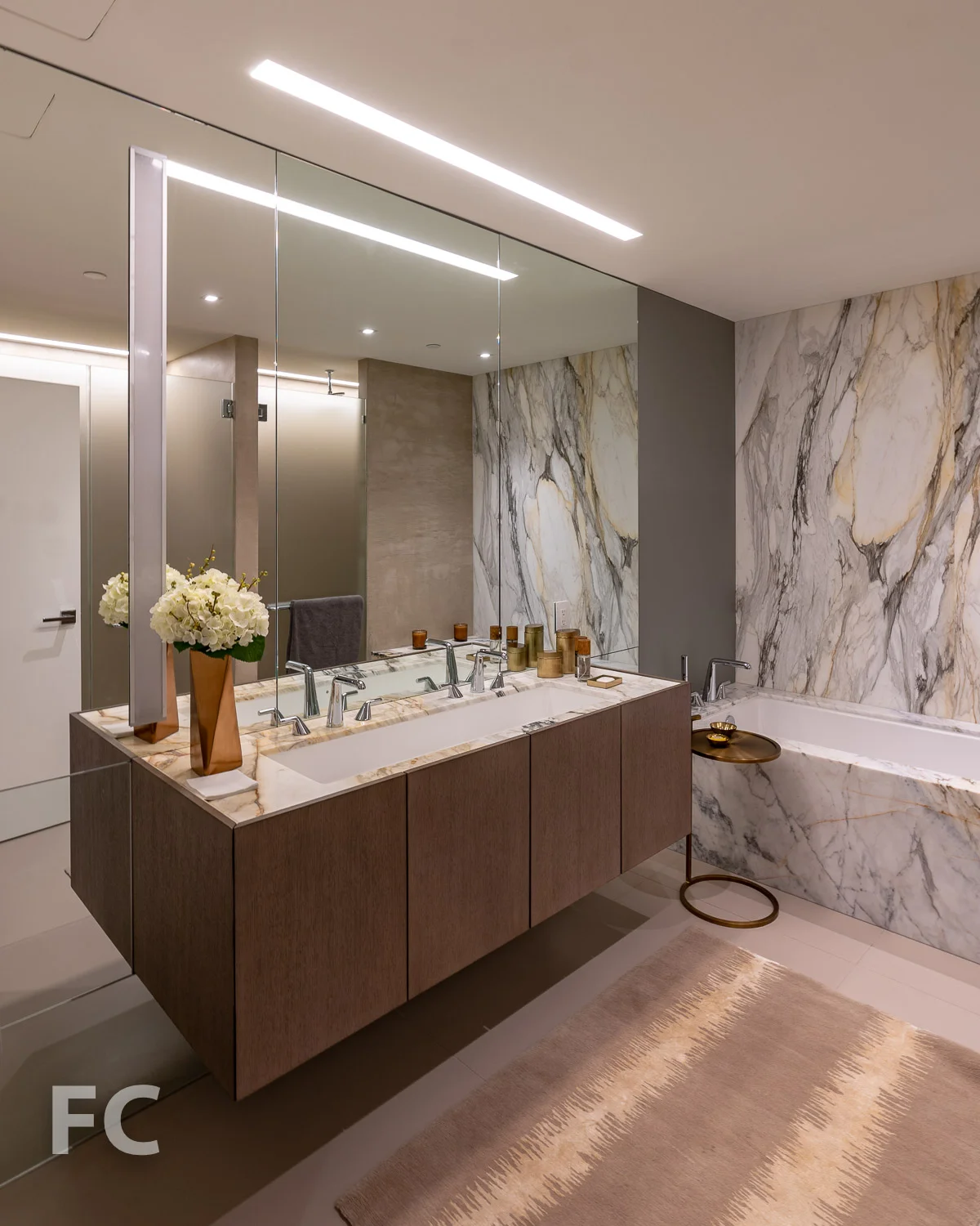 Master bathroom.