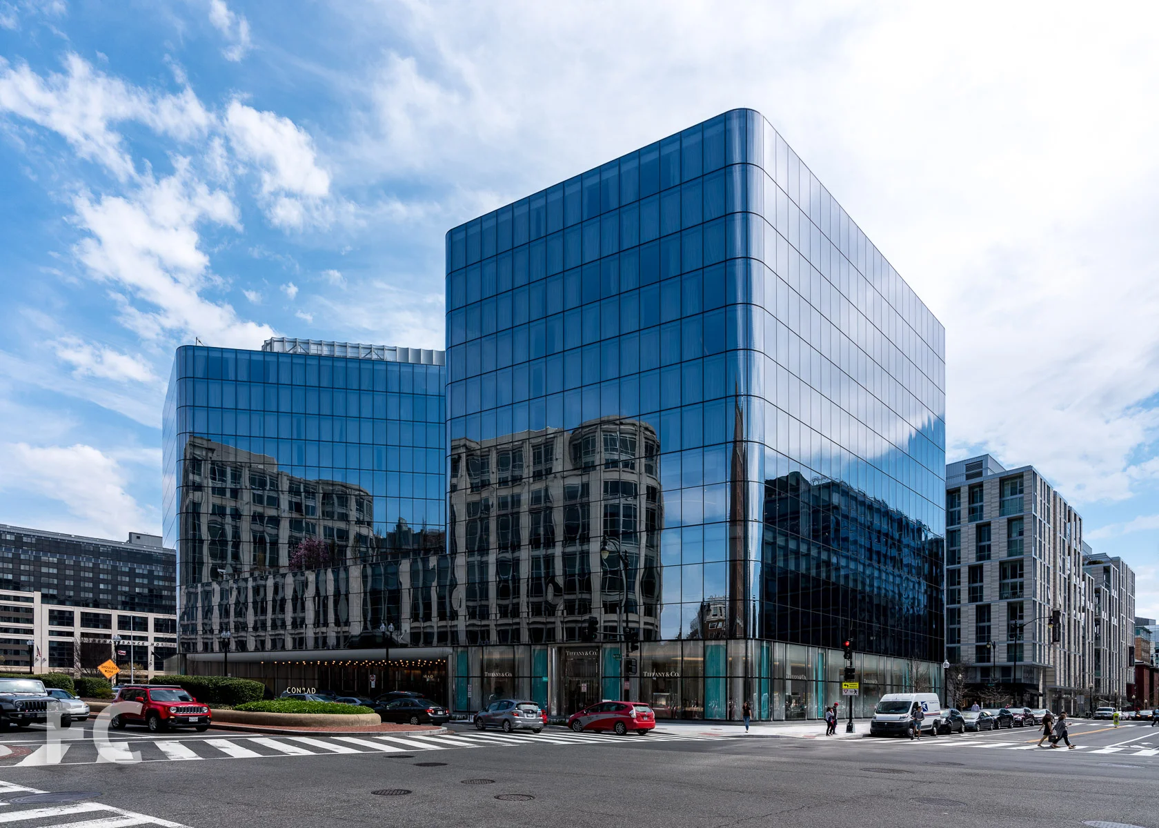 Northwest corner from New York Avenue NW.