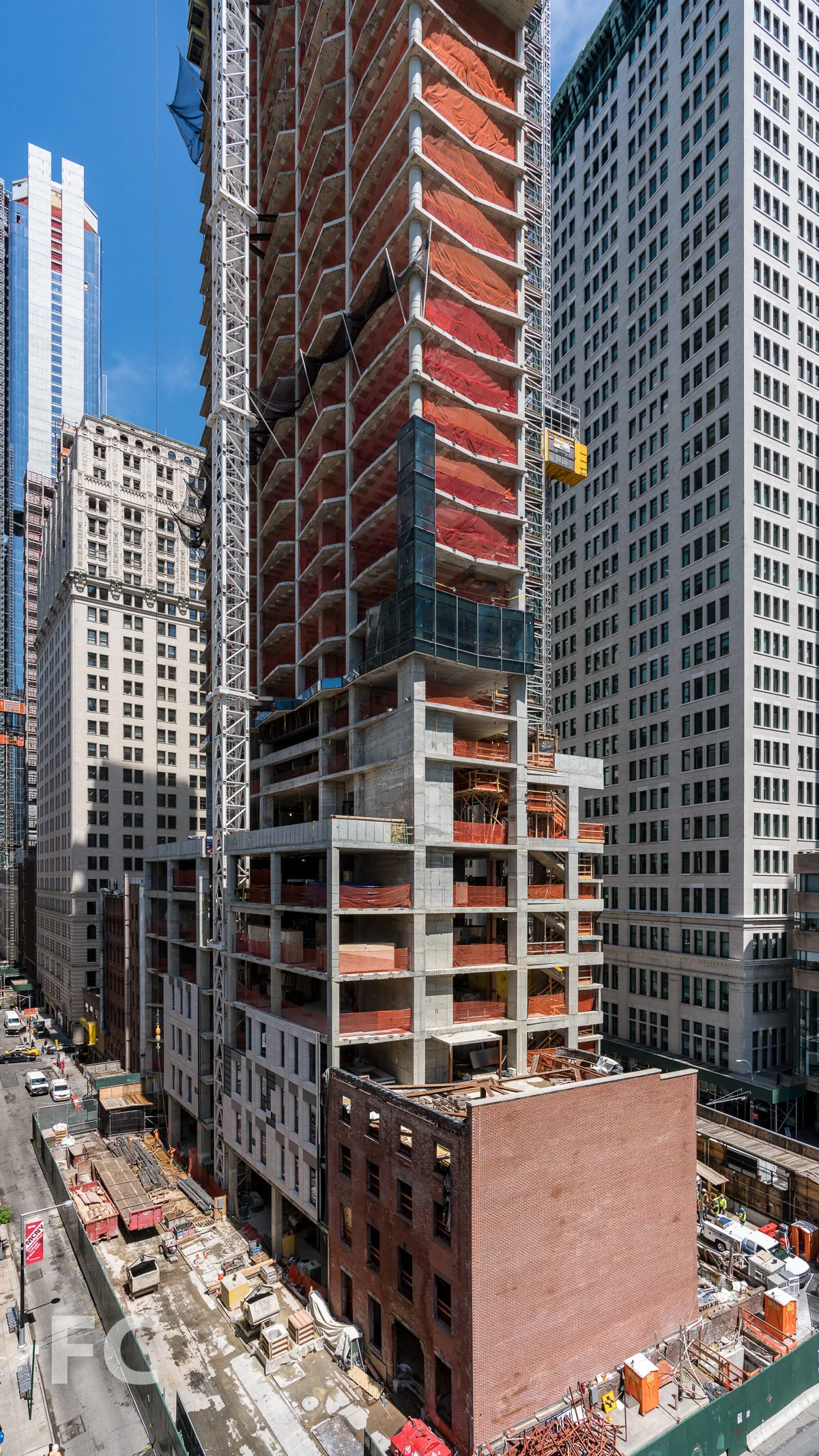 Southwest corner.