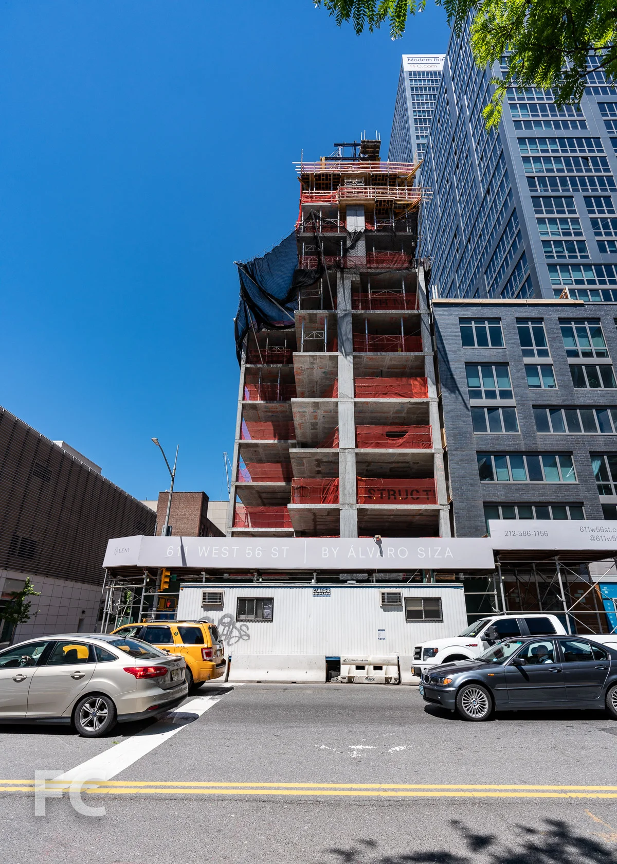 East facade from 11th Avenue.