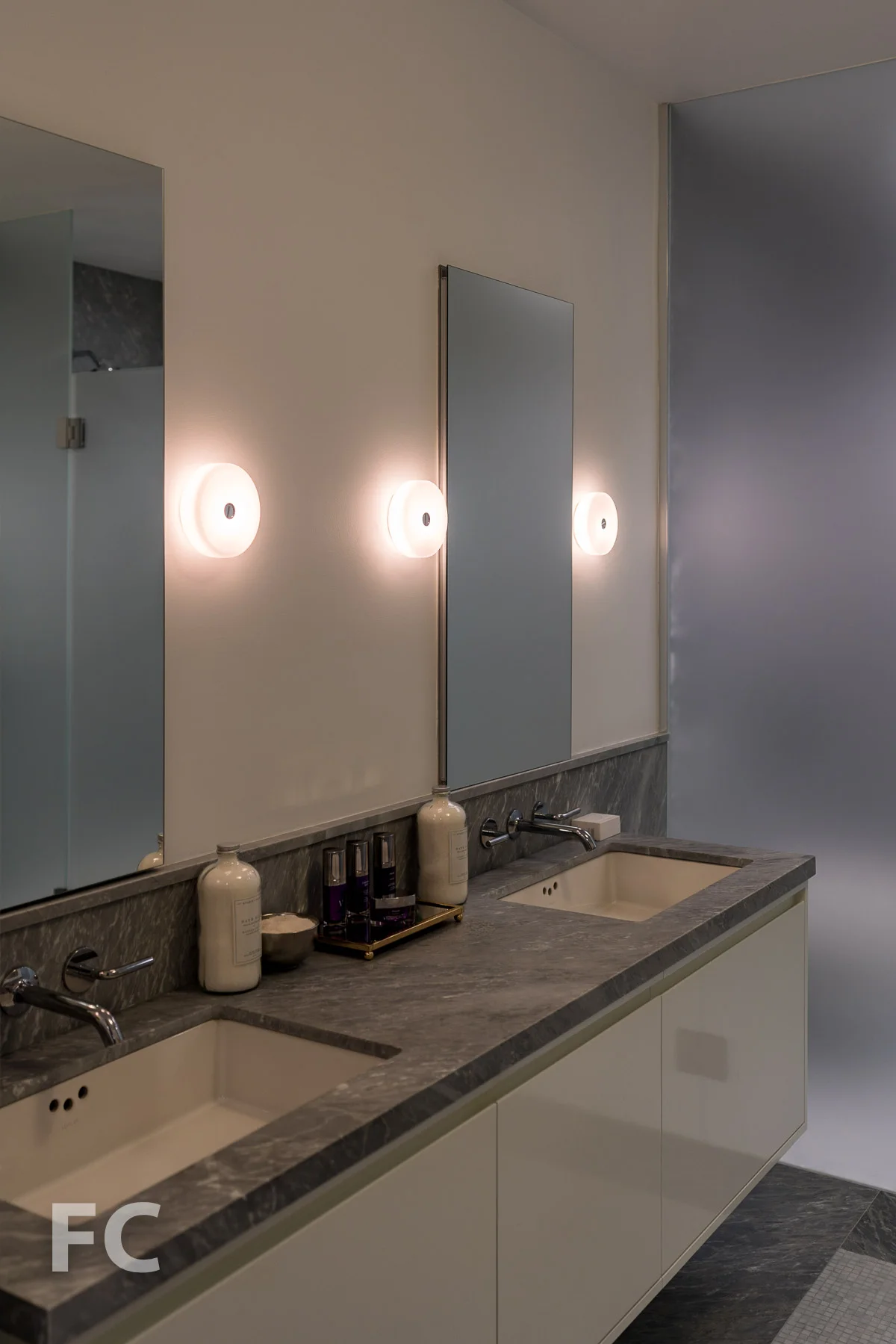 Master bathroom.