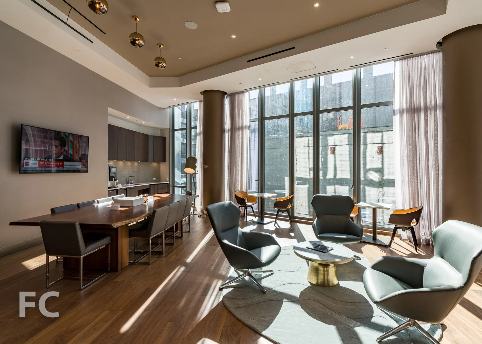 Library lounge on the Club level.