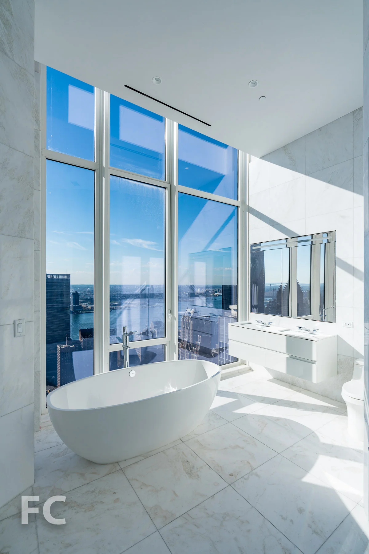 Master bathroom.