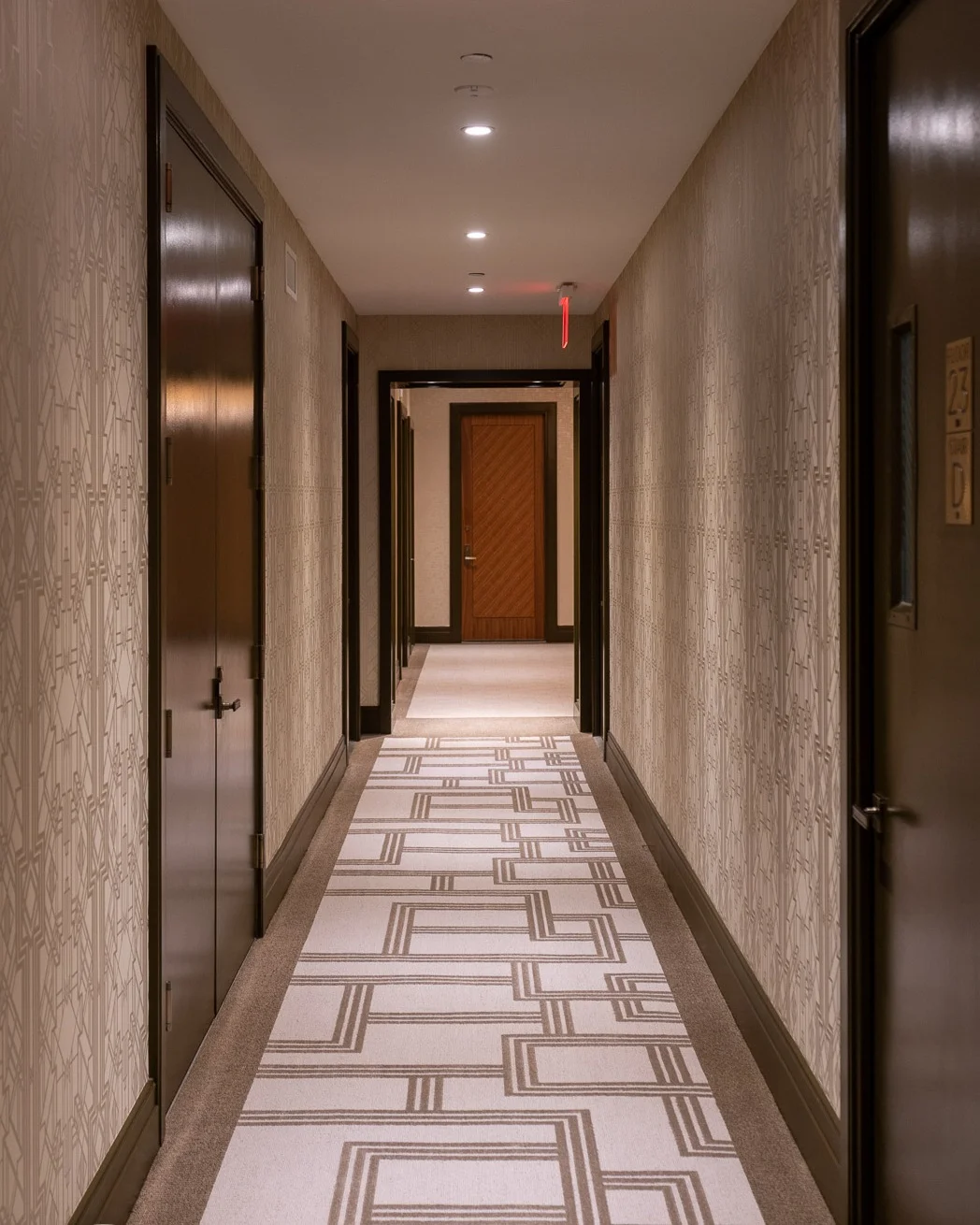Residential corridor.