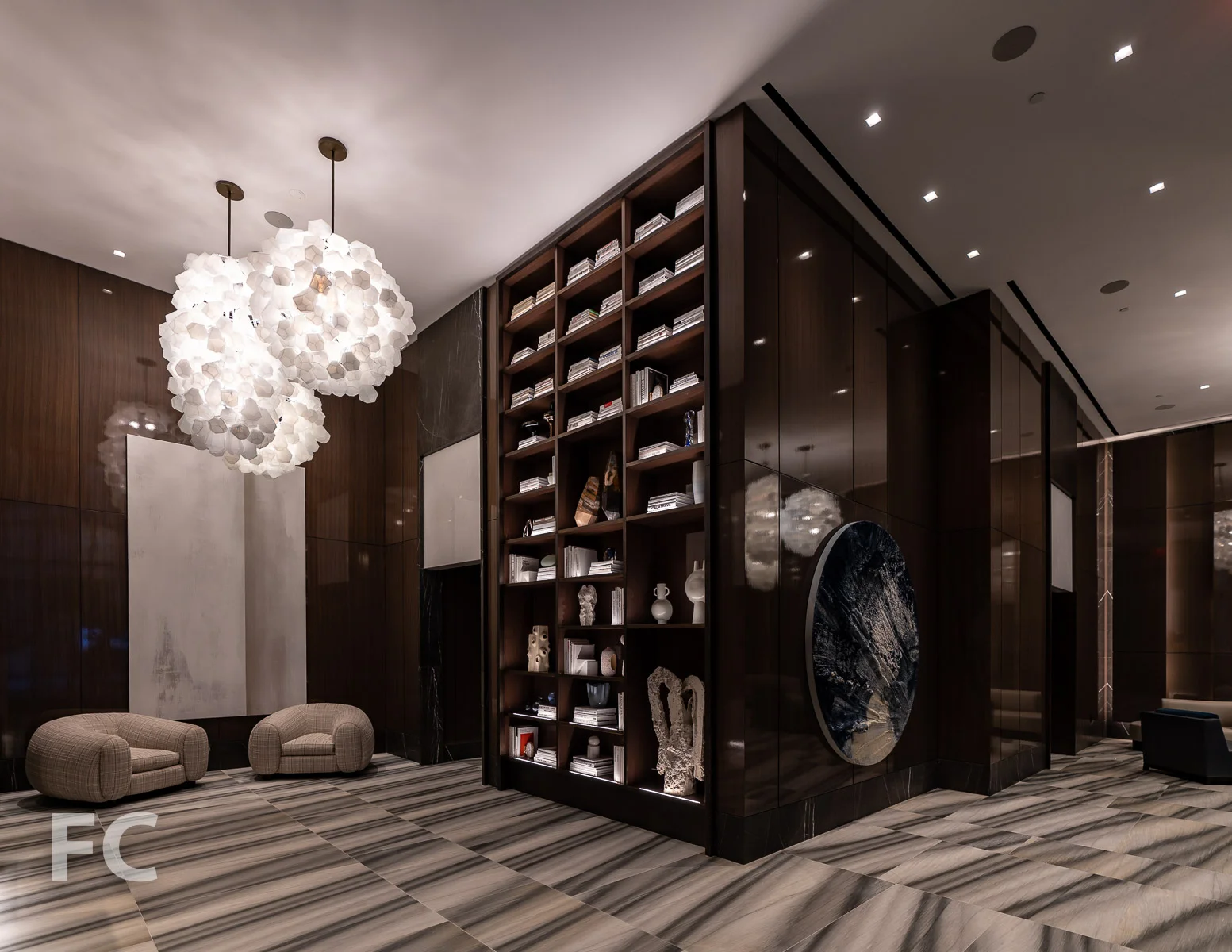 Lobby lounge.