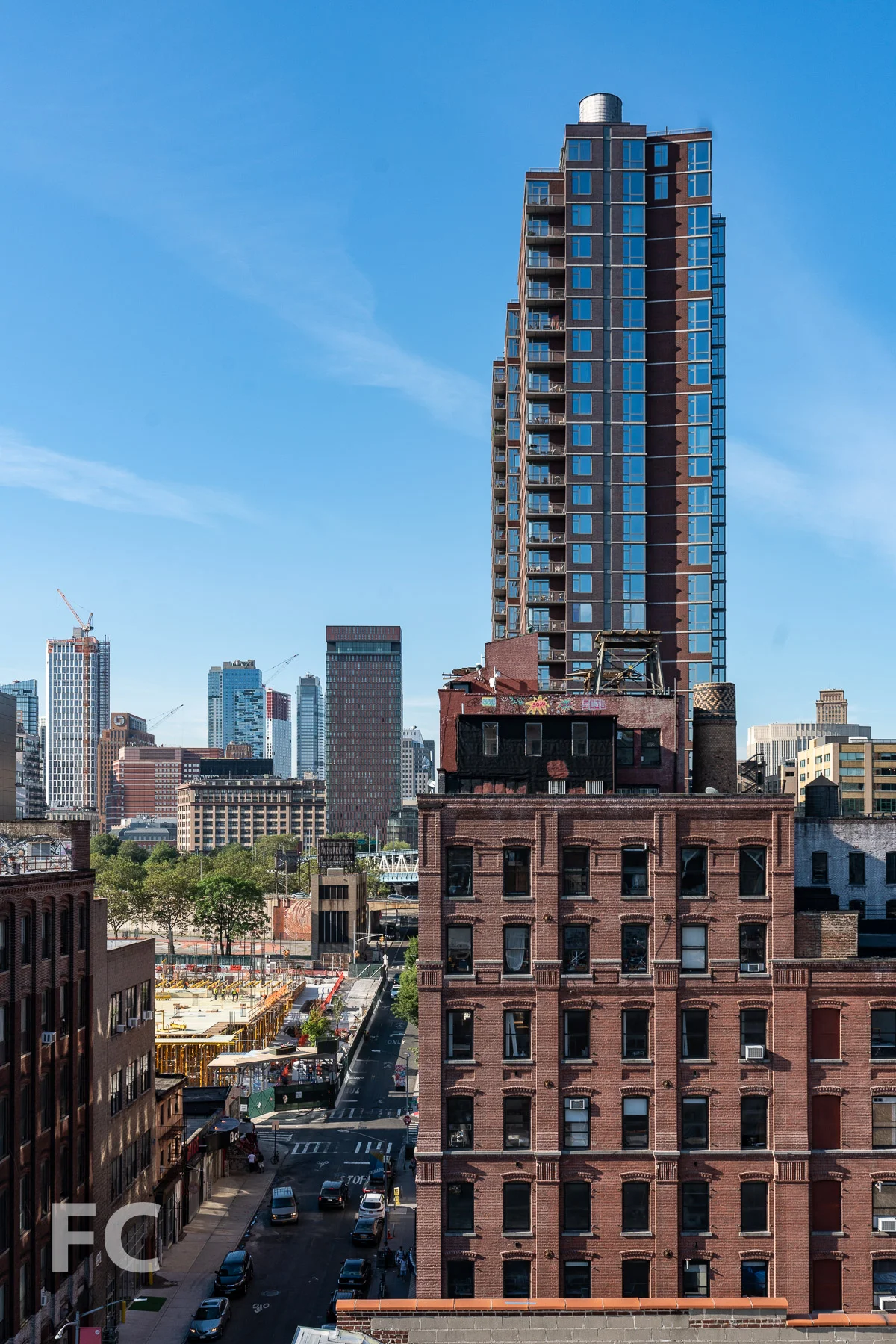 View from the roof of 42 Jay.