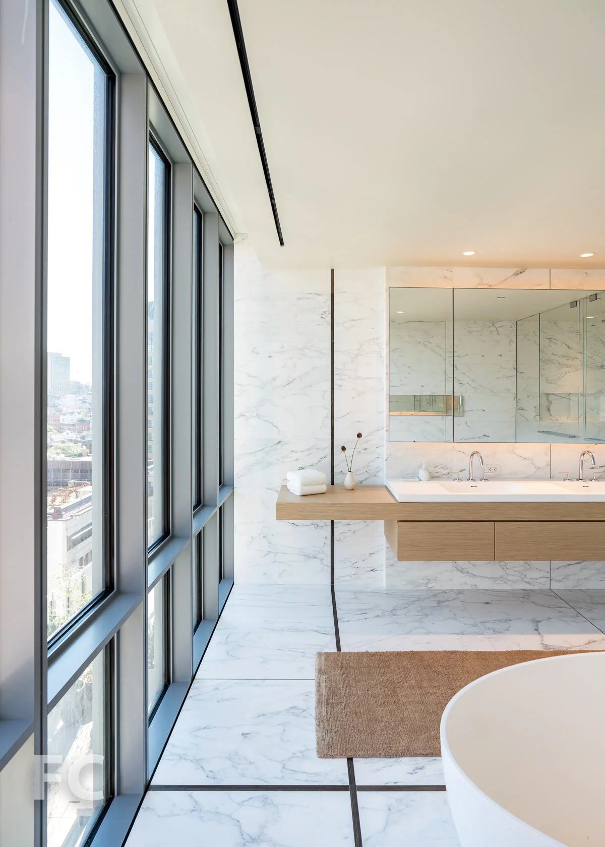 Master bathroom.