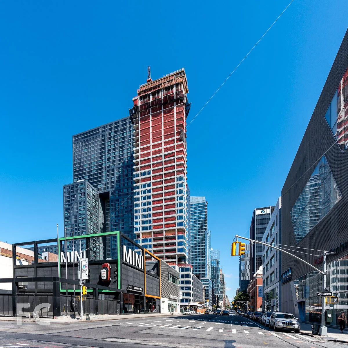 South facade from 11th Avenue.