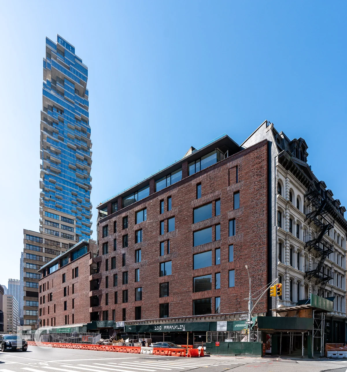 East facades from Church Street.