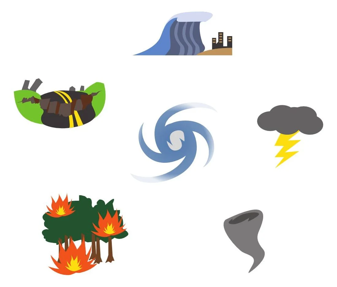 Icon Set - Natural Disasters
