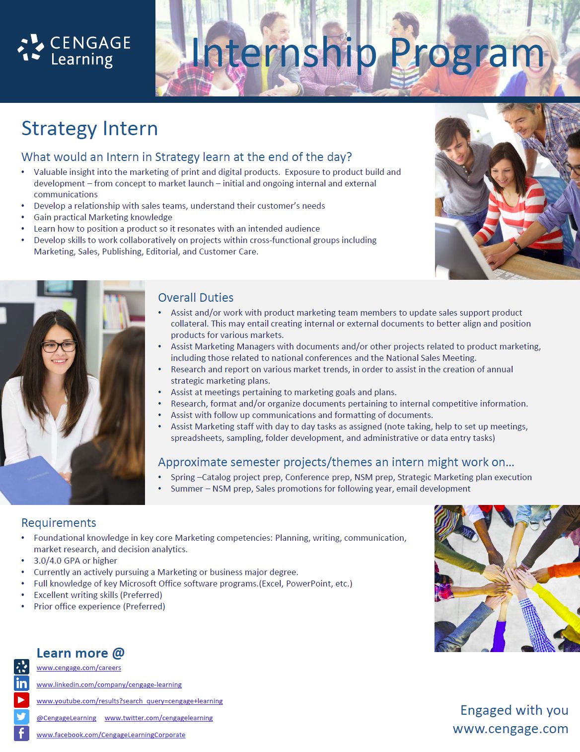 Internship Program Job Posting