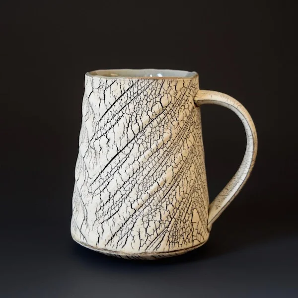 wr-1 Mug $55 holds 13 oz, handle for three fingers