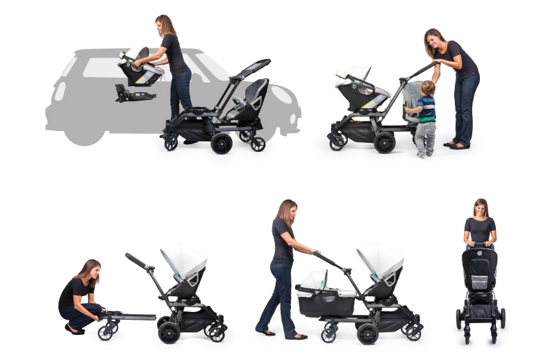 orbit twin stroller