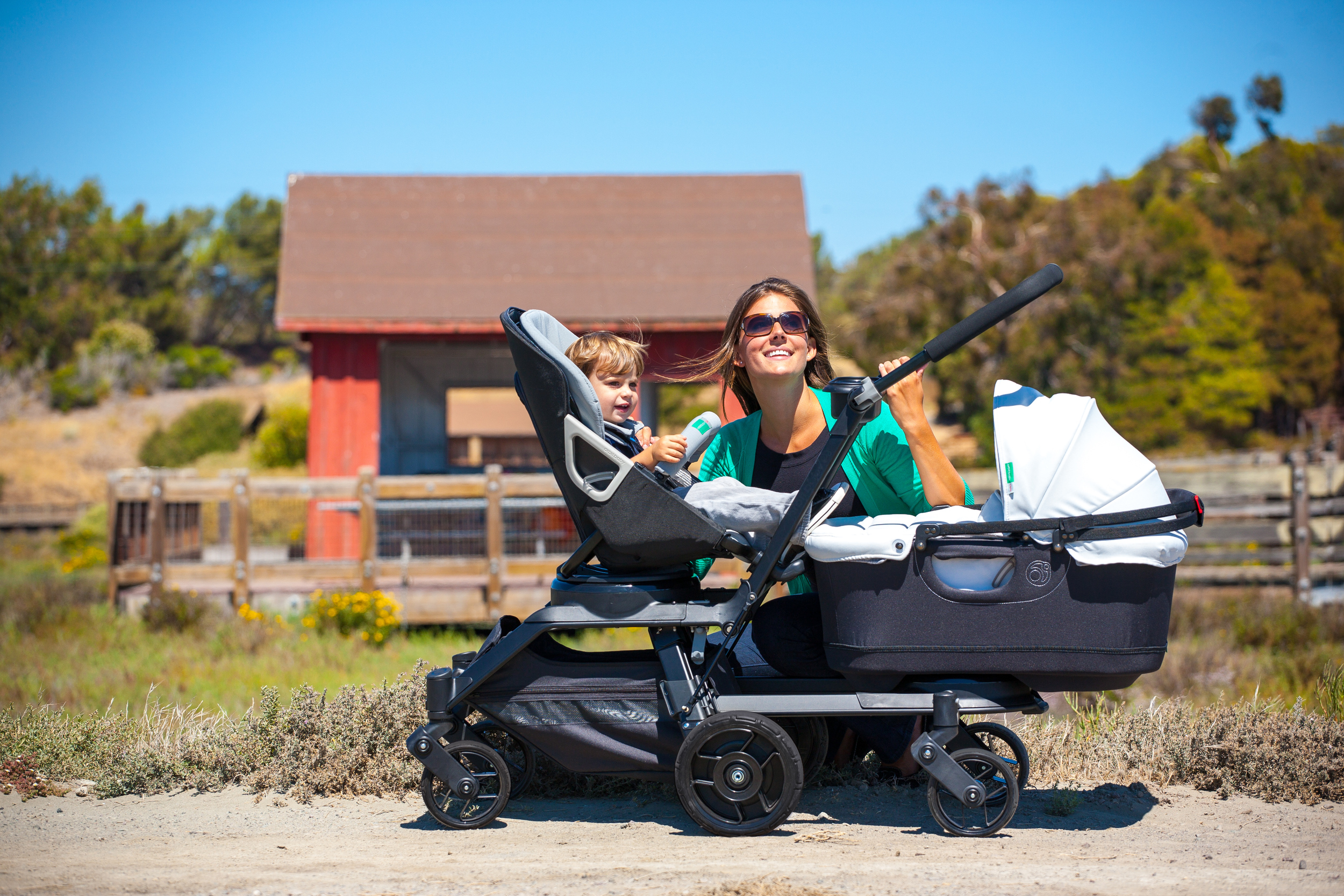 helix double stroller