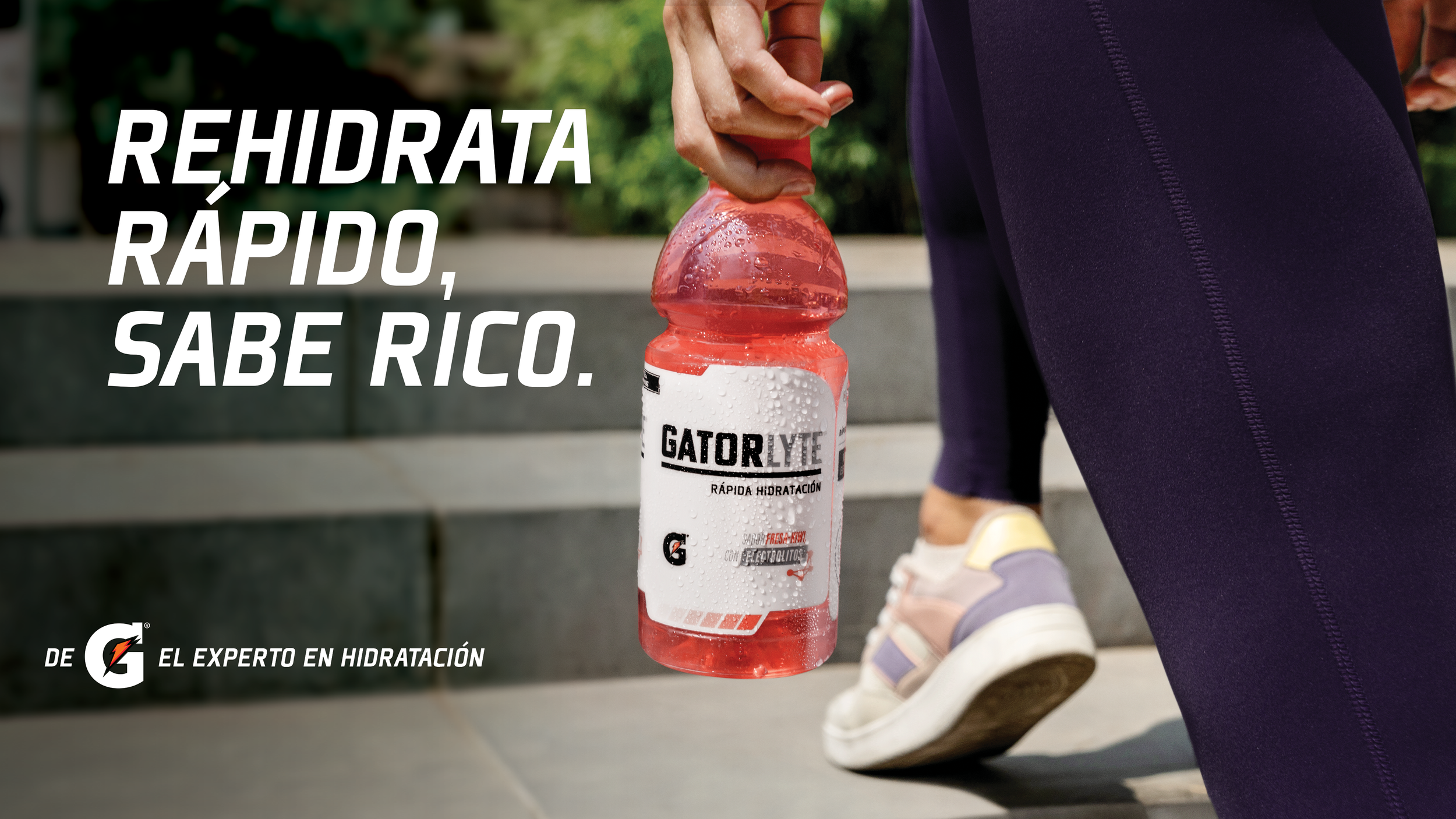 Gatorlyte | Rehidrata Rápido, Sabe Rico.