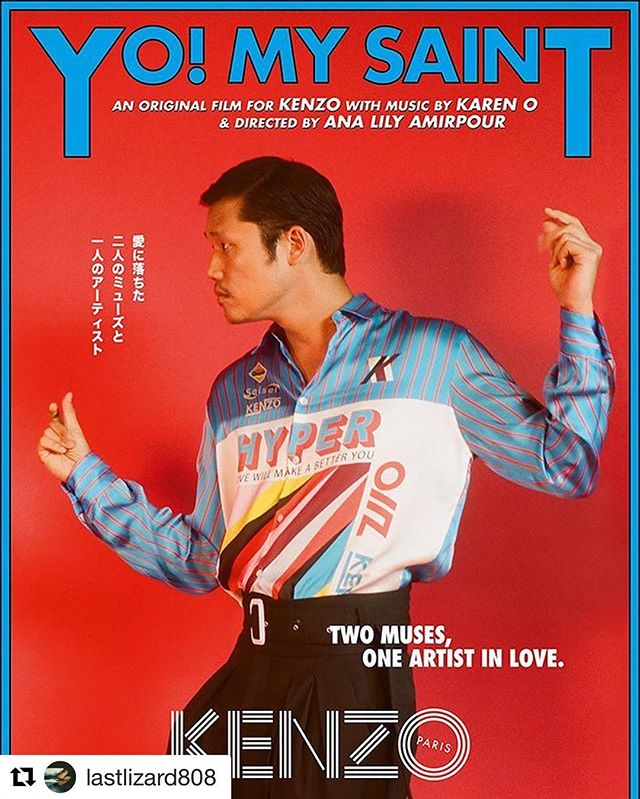 Check out our lead in @augustatakikos, Alex Zhang Hungtai, in the new Kenzo short film. Such an incredible pleasure to have collaborated with this brilliant artist. #Repost @lastlizard808 with @get_repost
・・・
Proud to have worked on this KENZO film with Ana Lily Amirpour, Karen O Jessica and the lovely Kiko. Full film available on YouTube #yomysaint
