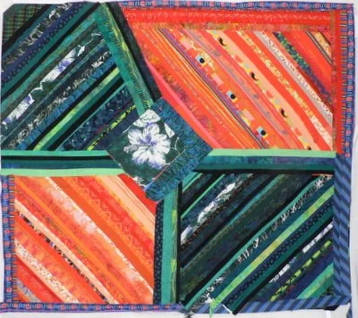 Back of donation quilt
