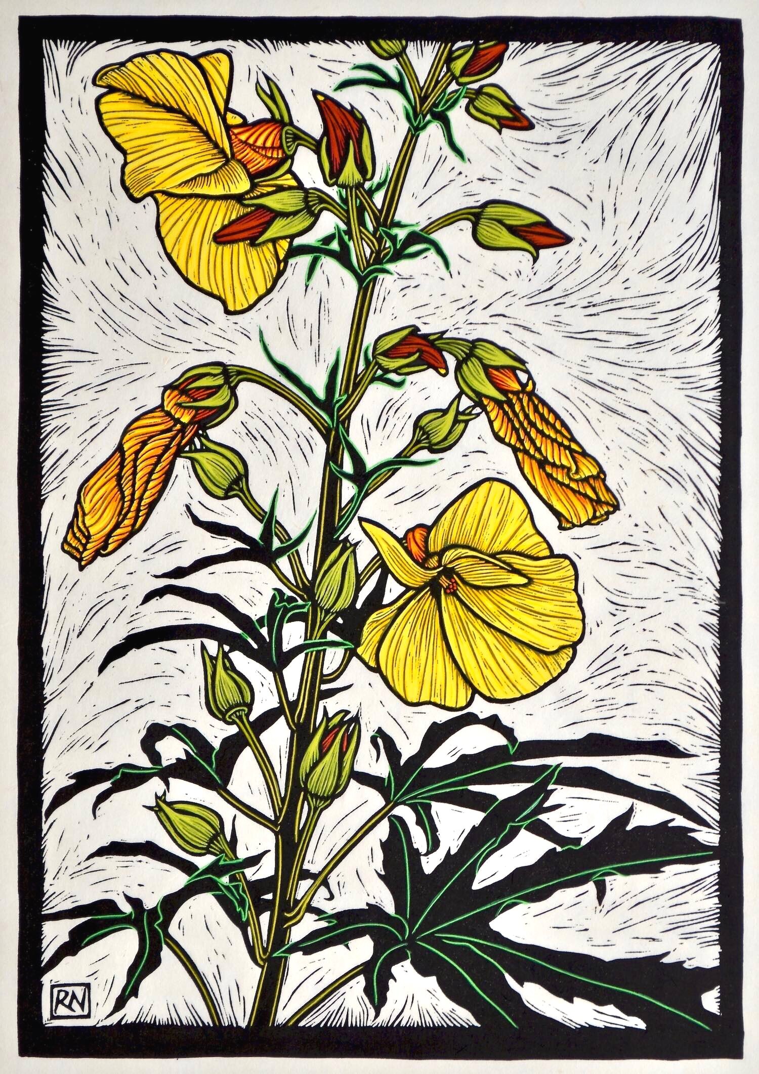 australian-native-yellow-hibiscus-linocut-rachel-newling.jpg