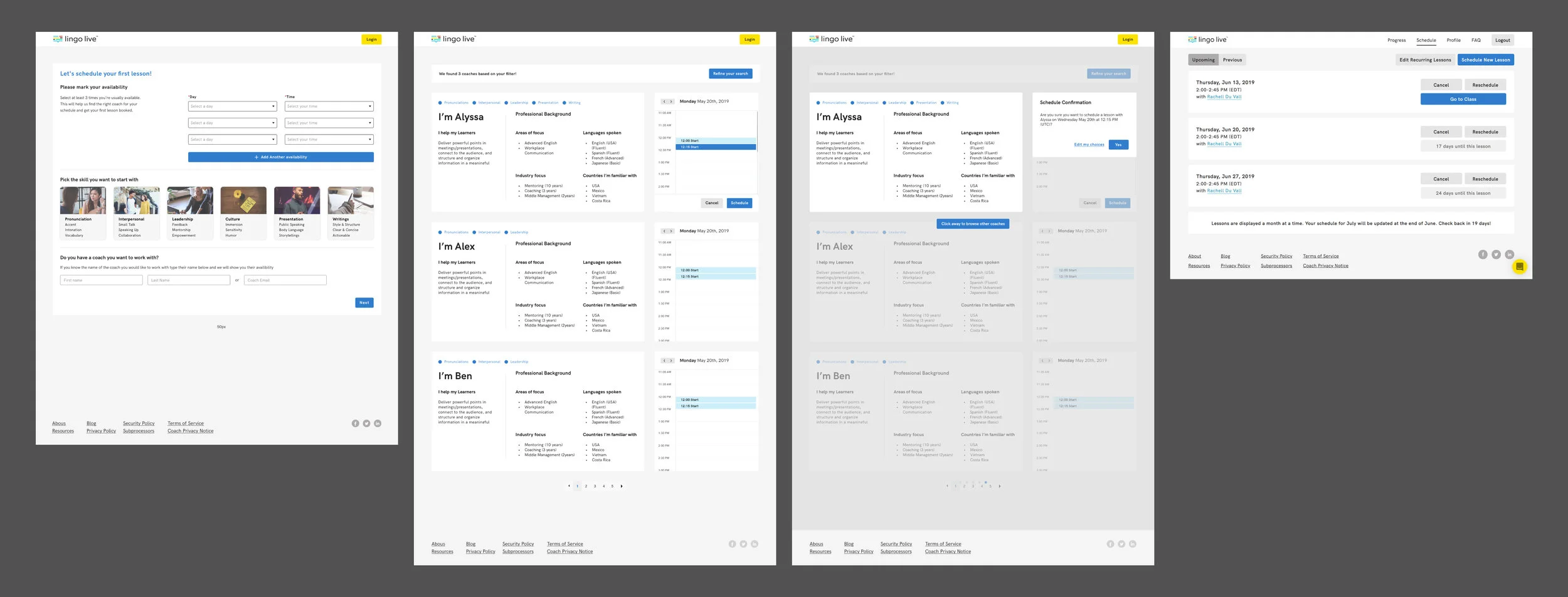 Release #1. Scheduling revamp in registration