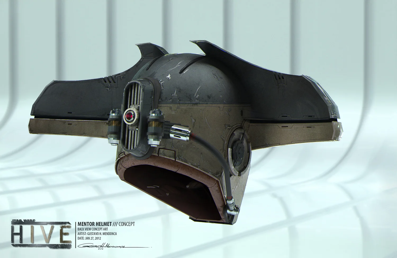 Helmet Design Back View