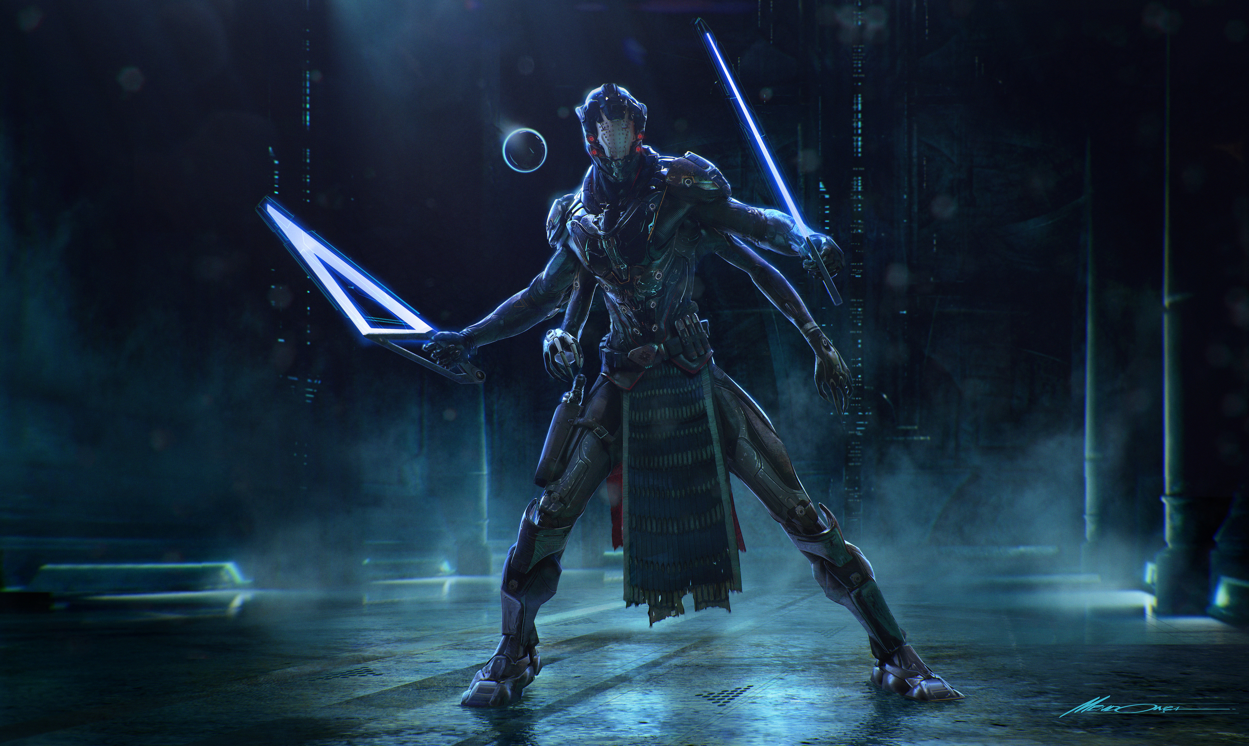 Final approved design of the nightmare warrior.