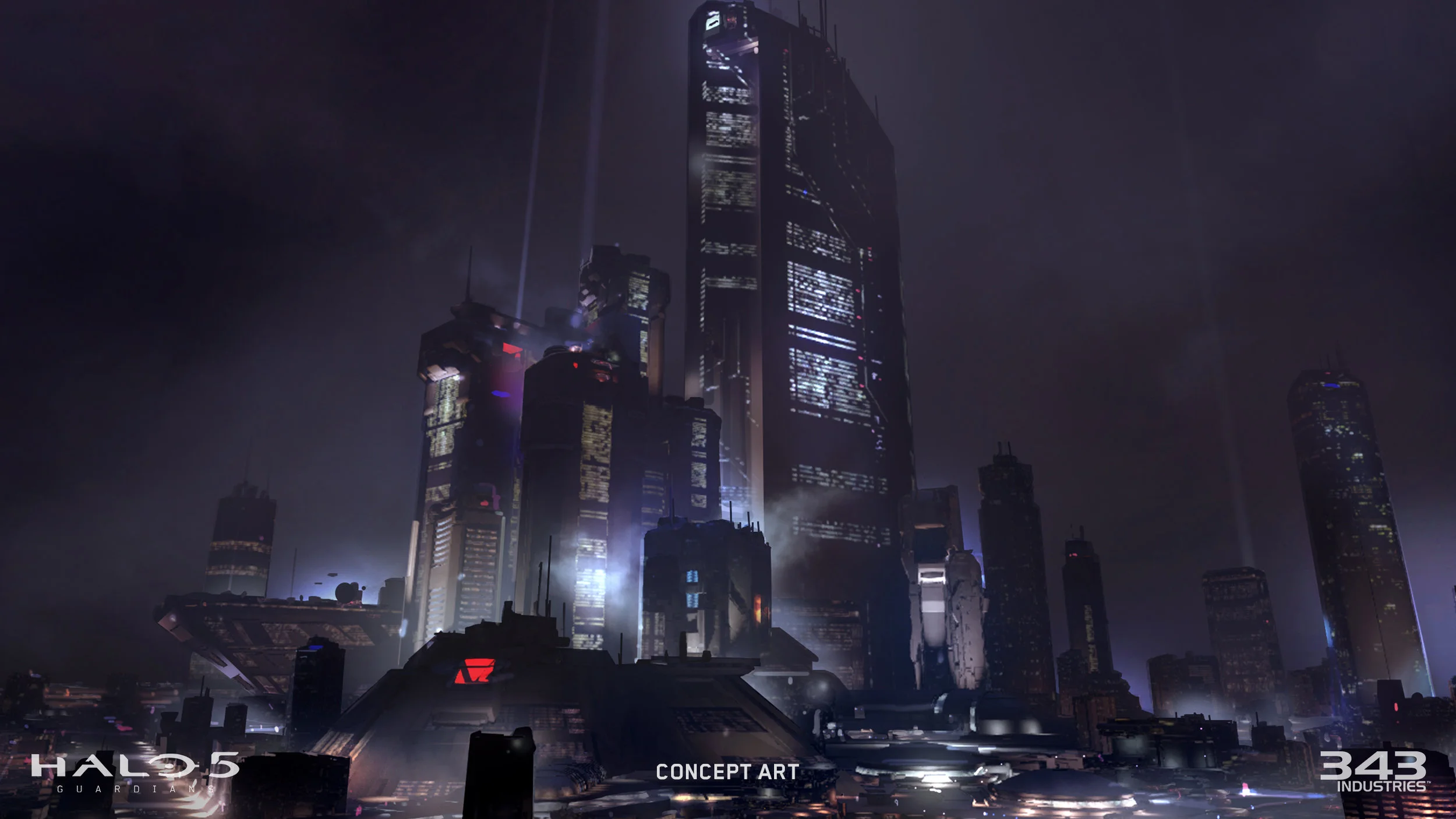 Environment Design /// Eden Vista /// Concept Design by Gus Mendonca, paint over game screenshot by Sparth