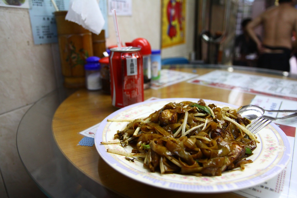 A much needed noodle delight at the first place I found without any English signs, perfect! I promise the guy in the photo wasn't totally naked!.jpg