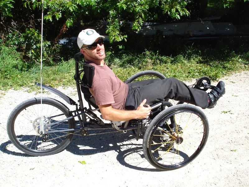 wheelchair accessible recumbent bike