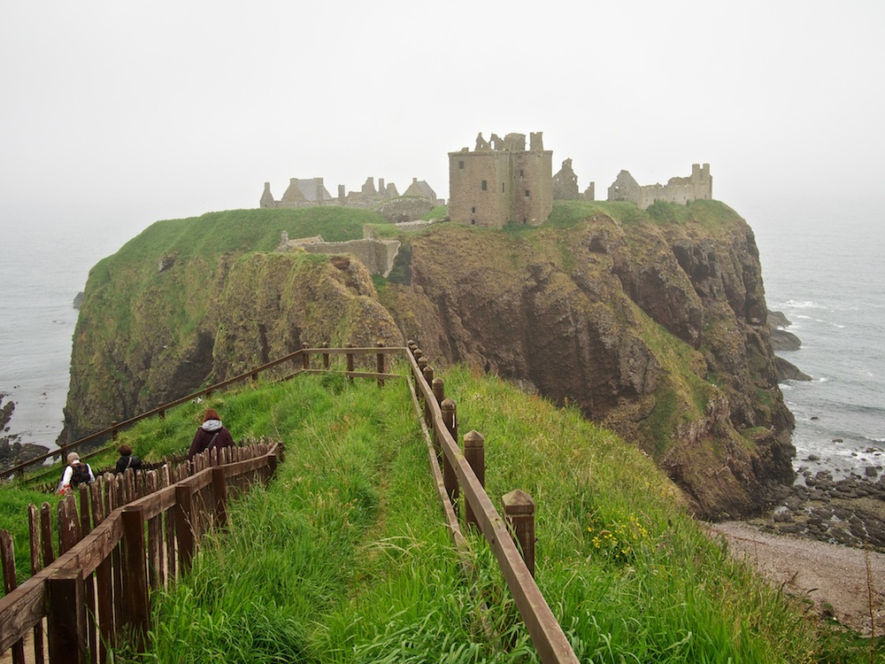 Dunotter Caslte, just outside of Aberdeen