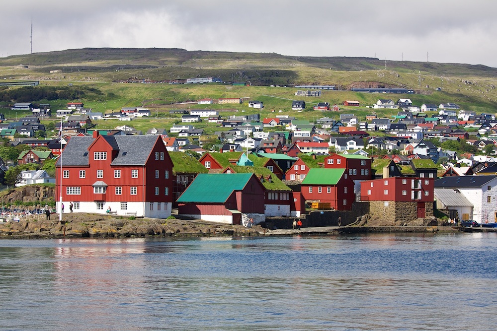 Parliament building in Tórshaven, Faroe Islands