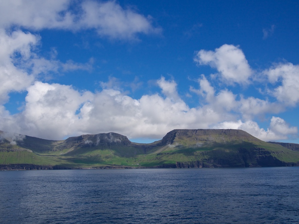 Departing the Faroe Islands