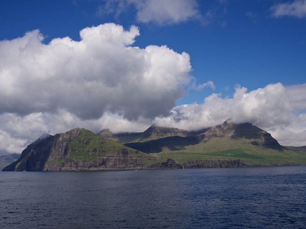 Departing the Faroe Islands