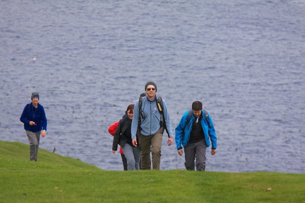 Out walking on Mykines, Faroe Islands