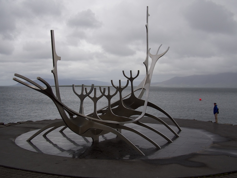 Sculpture in Reykjavik, Iceland