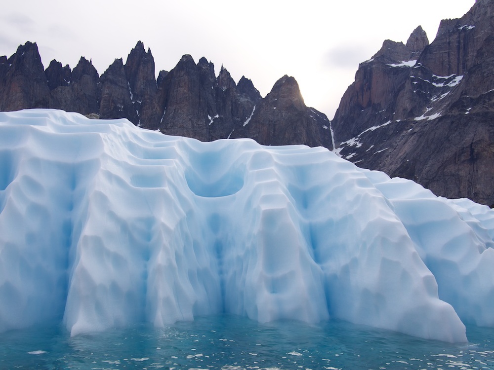 Incredible ice formations in Prince Christiansund, Greenland