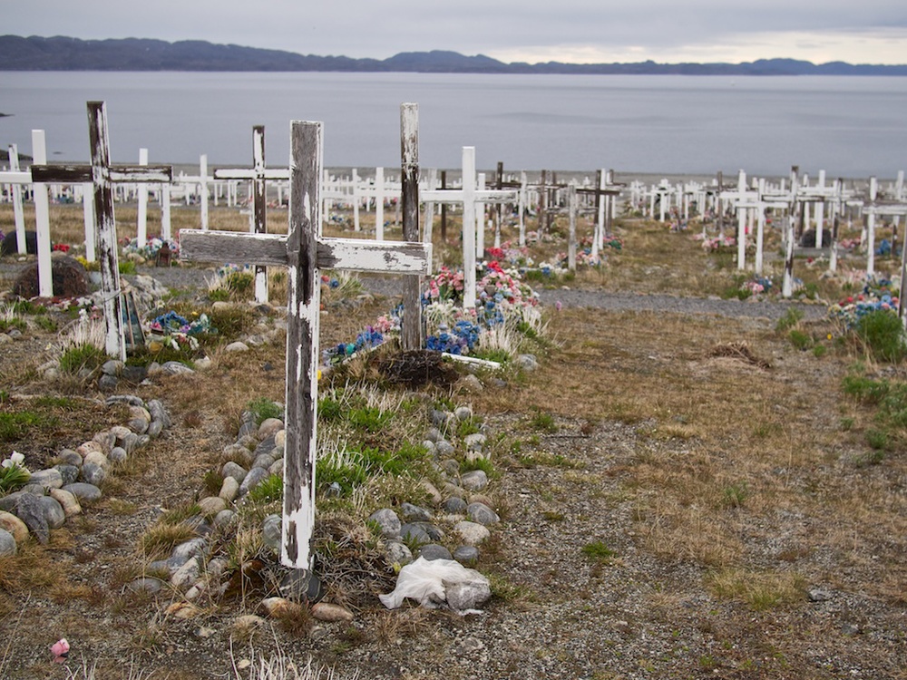 Cemetery in Nuuk, Greenland