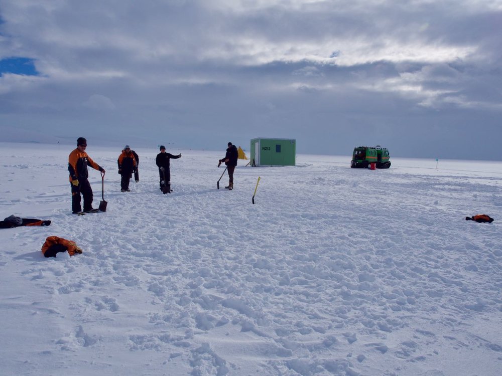 Leave no trace! Camp returned to the land.