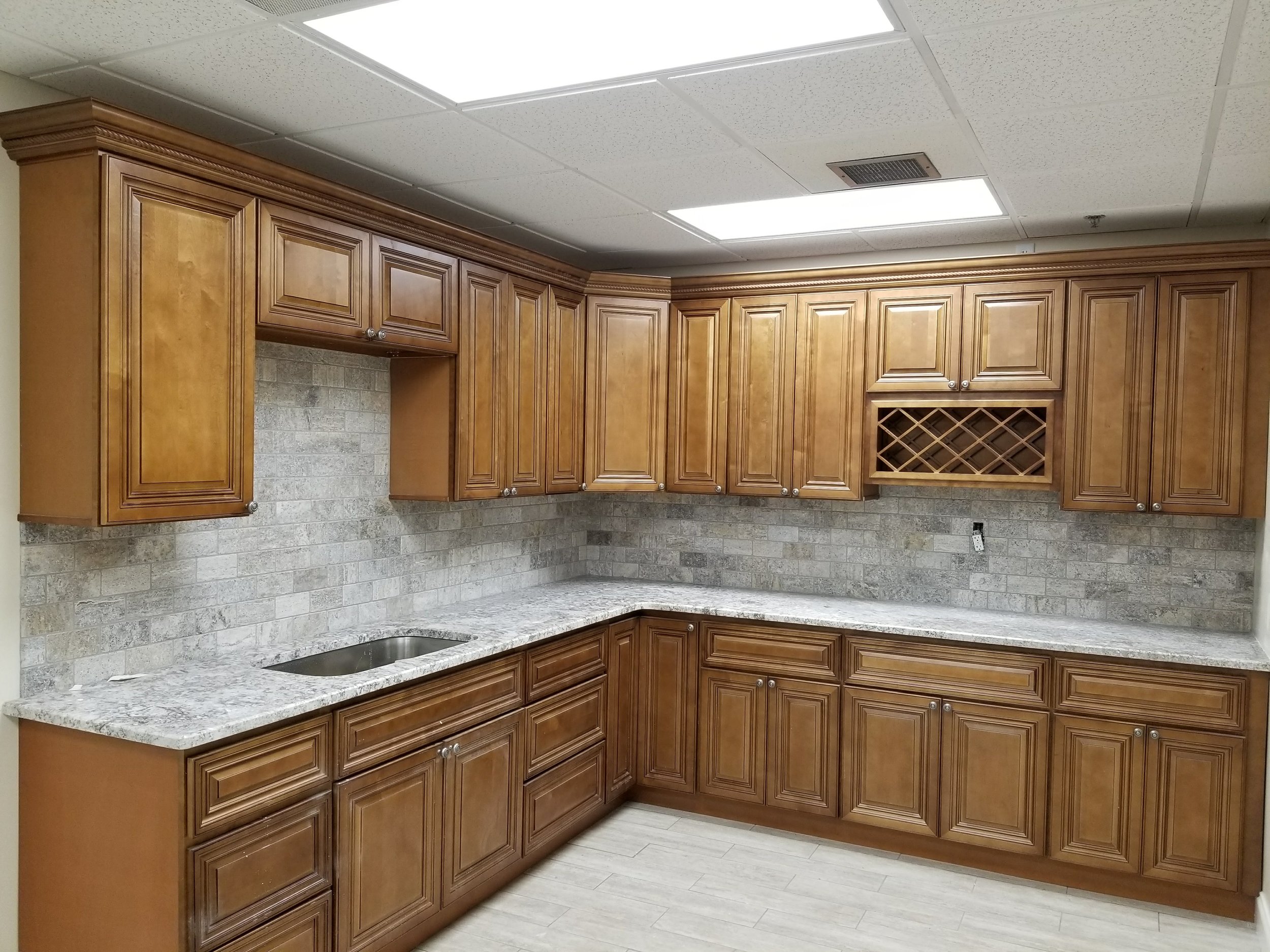 Coffee Glaze Cabinets