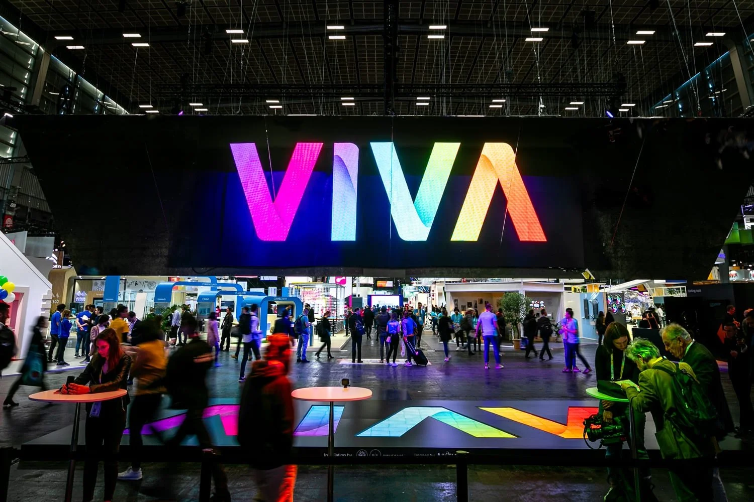 Photographe salon professionnel à Paris : Entrée du salon Viva tech