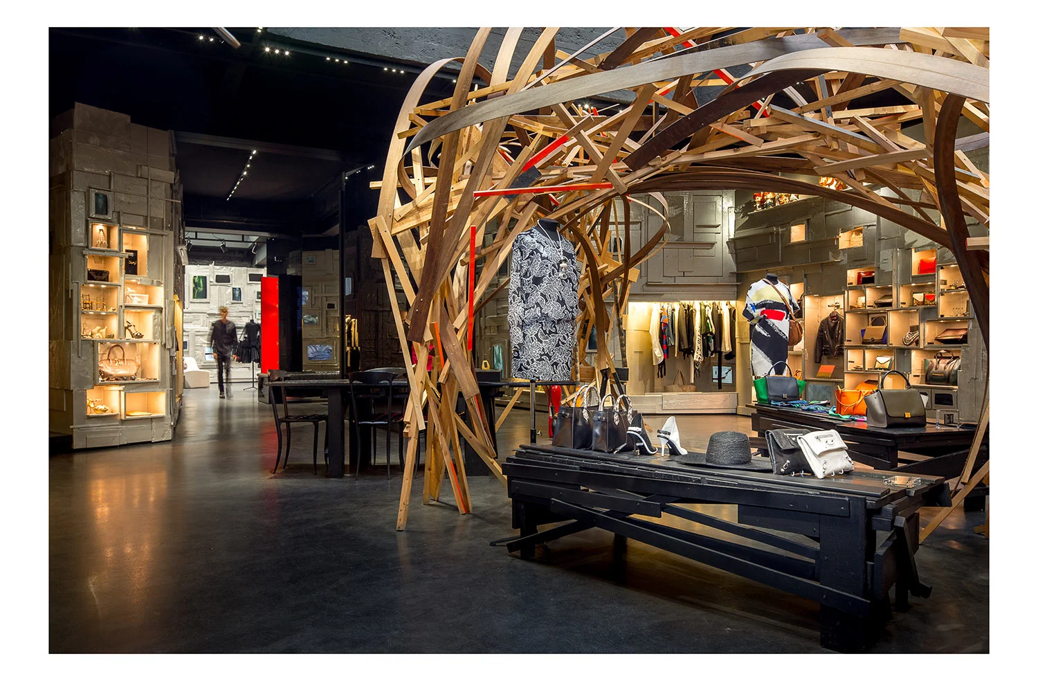 Boutique de vêtements L'Eclaireur Sévigné. Paris
