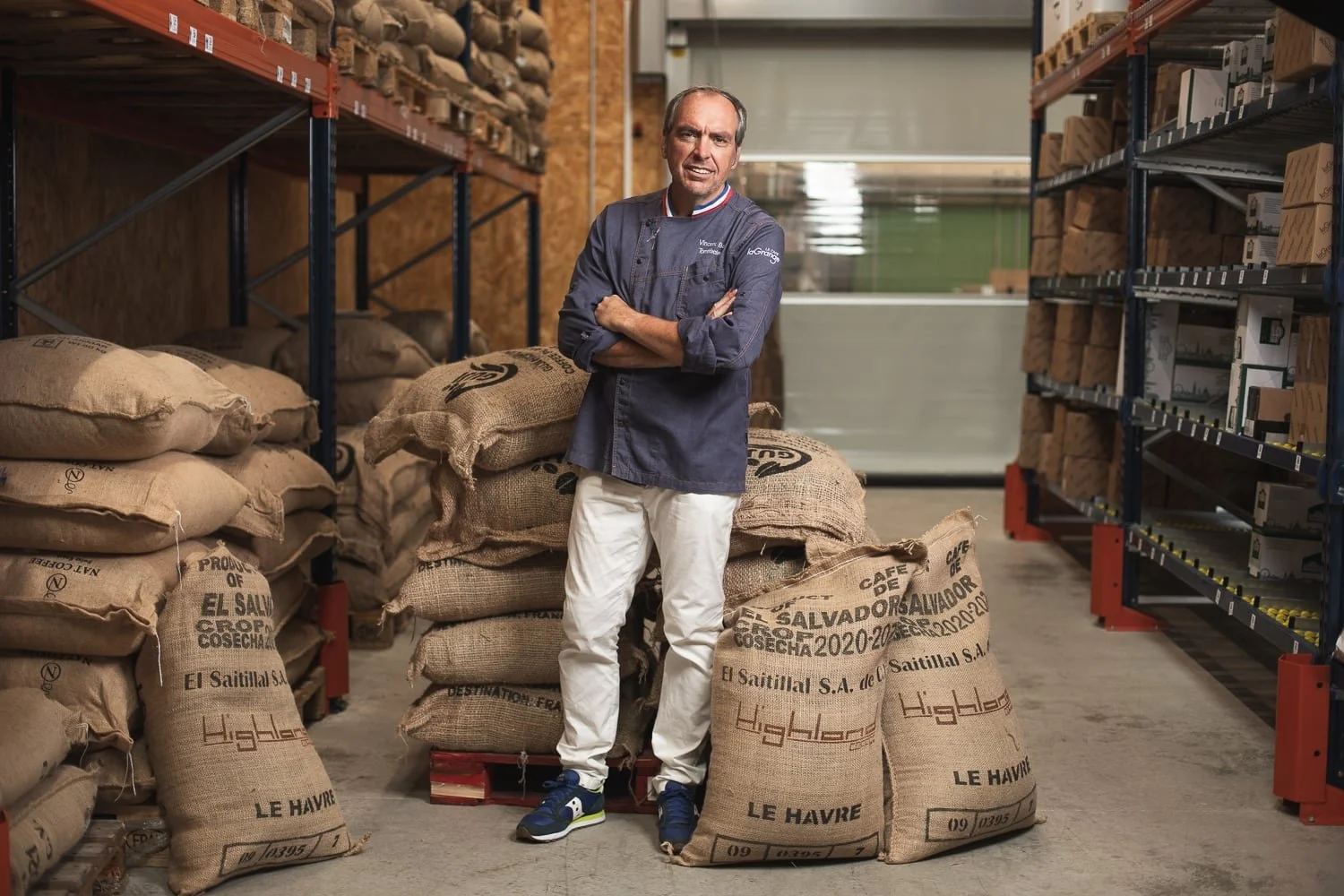 Photographe agriculture – Portrait de Vincent Ballot Meilleur Ouvrier de France torréfacteur  artisanal chez Café Lagrange