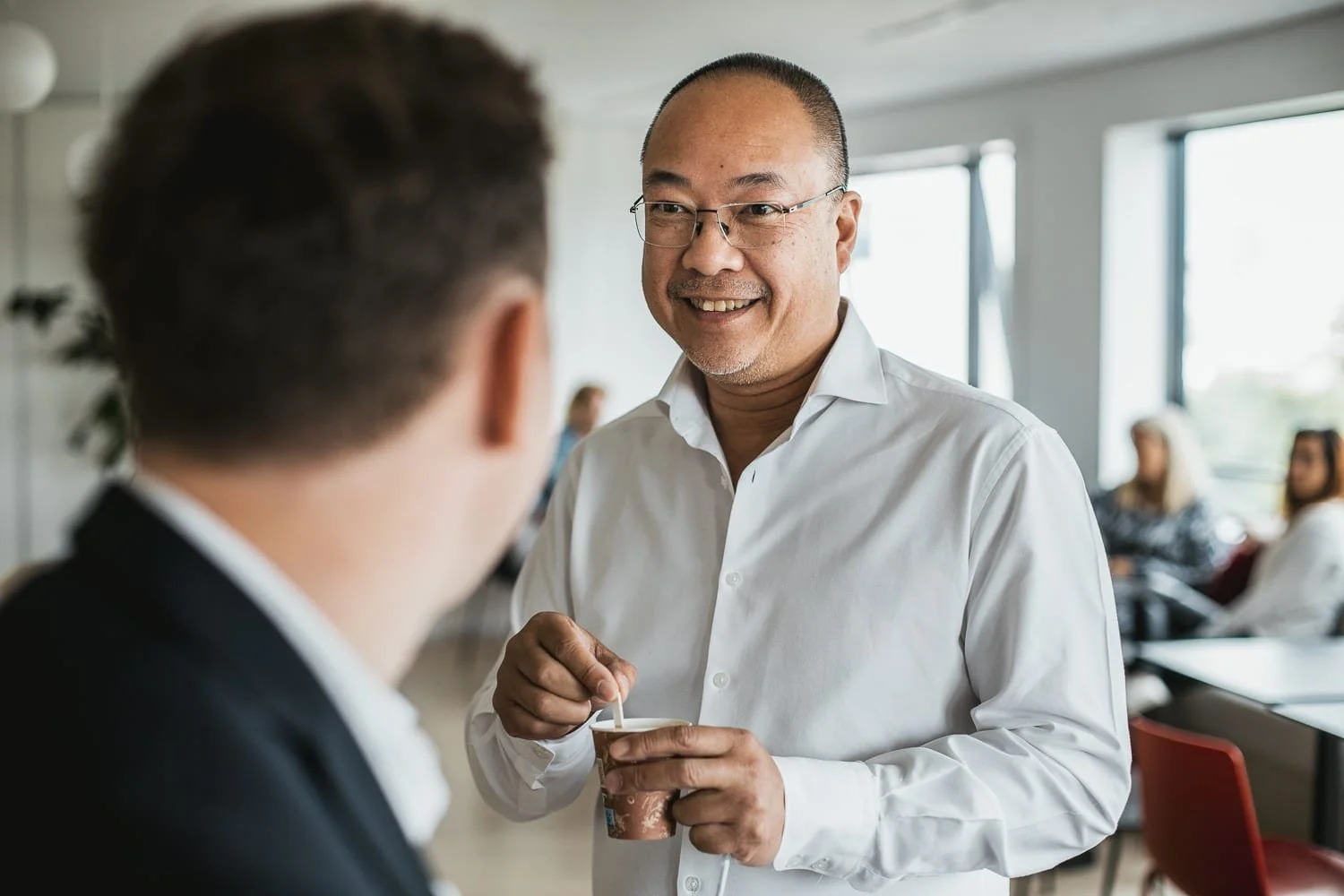 Moment de convivialité dans unr entreprise