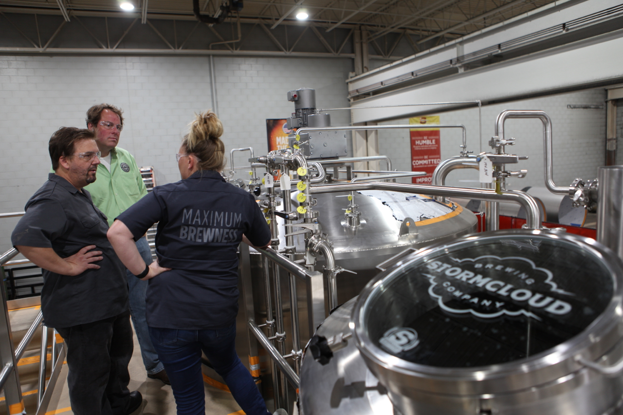 Inspecting New Brew System - June 29, 2017