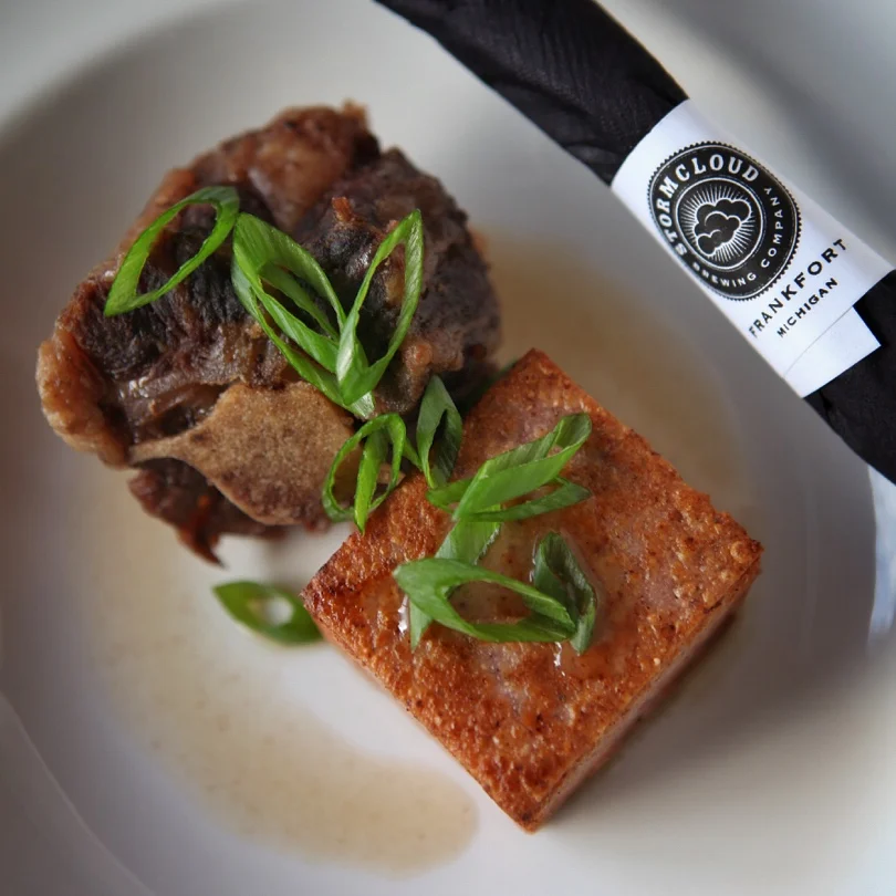 Small Plate Special: Braised Oxtail & Polenta Cake