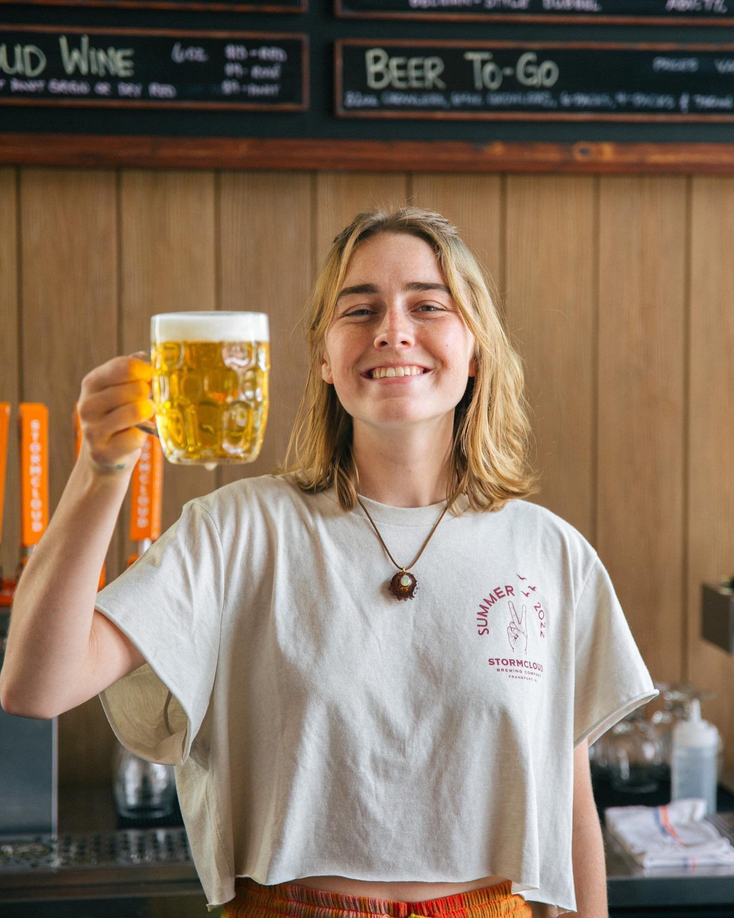 Meet Rachel! 

Rachel is our social media manager/photographer &amp; server here at Stormcloud. She&rsquo;s been working here for two years now. If you&rsquo;ve seen one of our servers hugging dogs, it&rsquo;s probably her. Catch her pourin&rsquo; pi