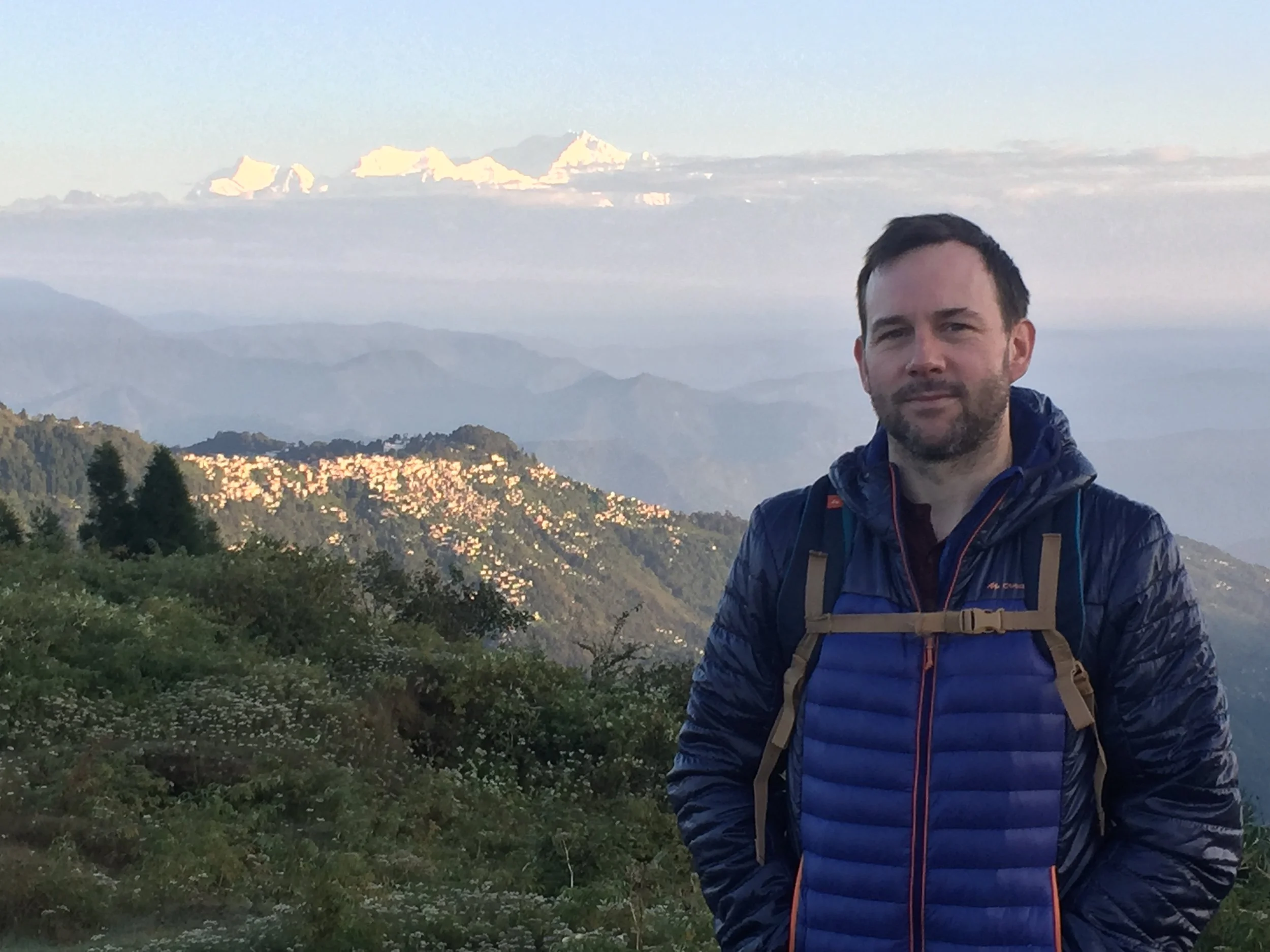 View of Mount Kanchenjunga from Tiger Hill, Darjeeling, India