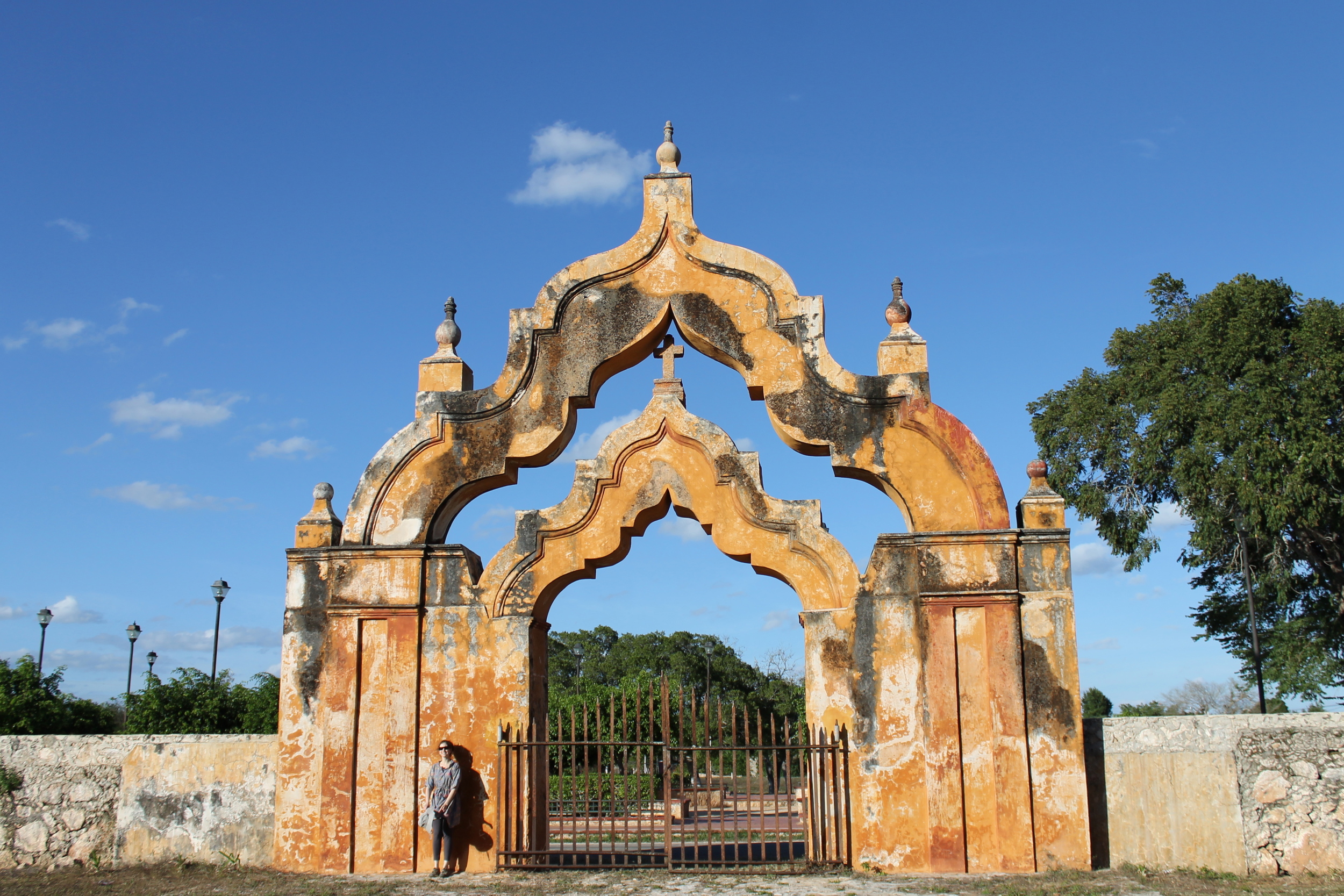 Moorish Arch at Yaxcopoil Hacienda