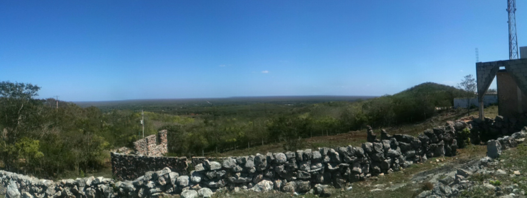  The view looking south 